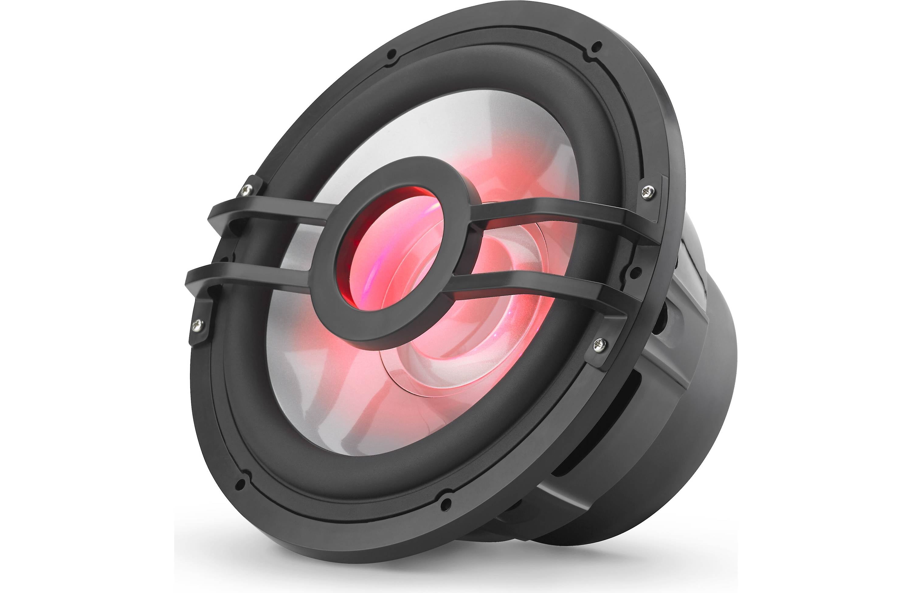 Clarion CMSP-101RGB 10-inch 4-Ohm Infinite Baffle Marine Subwoofer with RGB Lighting