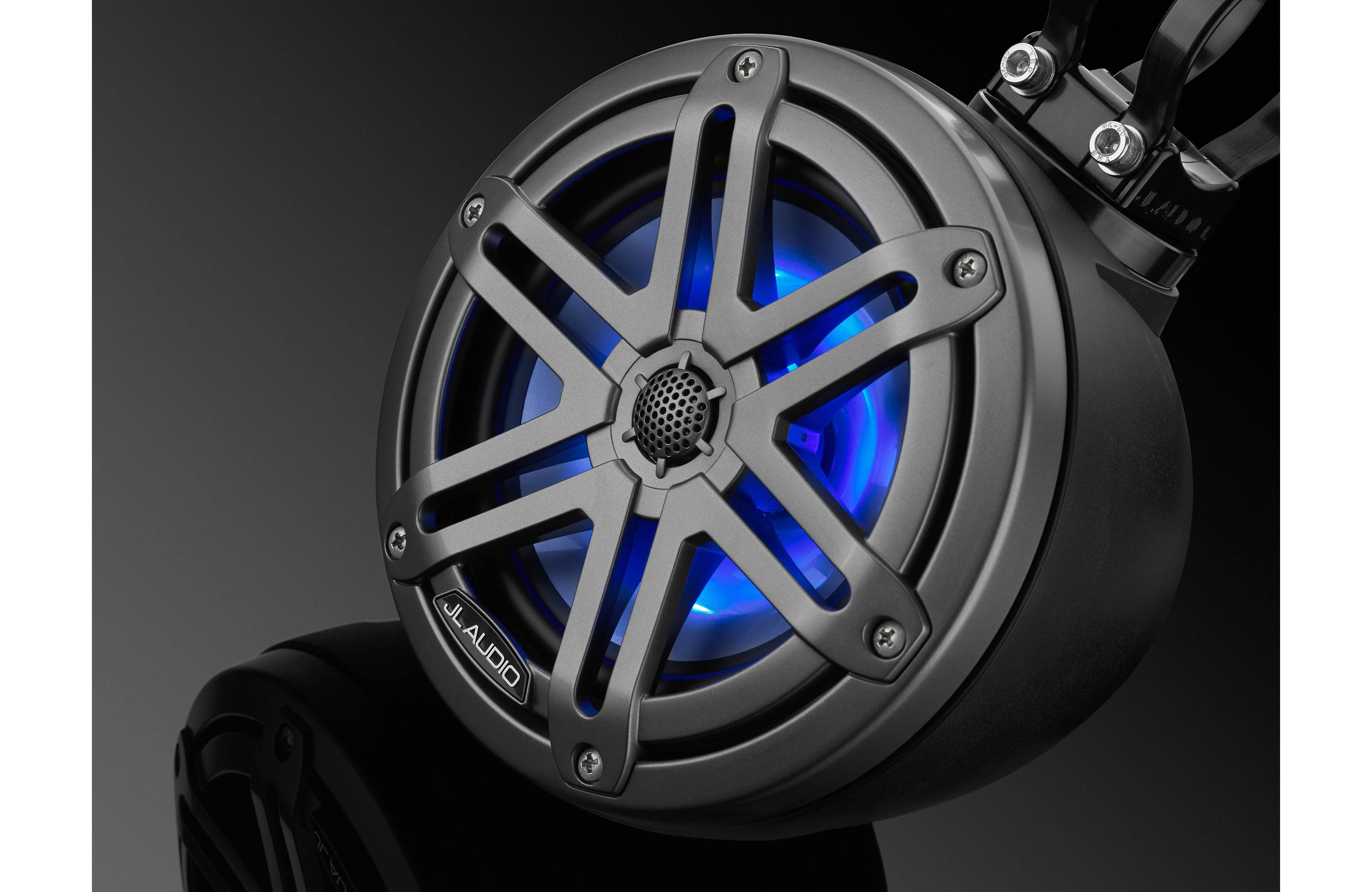 JL Audio M3-650VEX-MB-S-GM-I 6.5" Premium Enclosed Coaxial Tower Speaker System with RGB