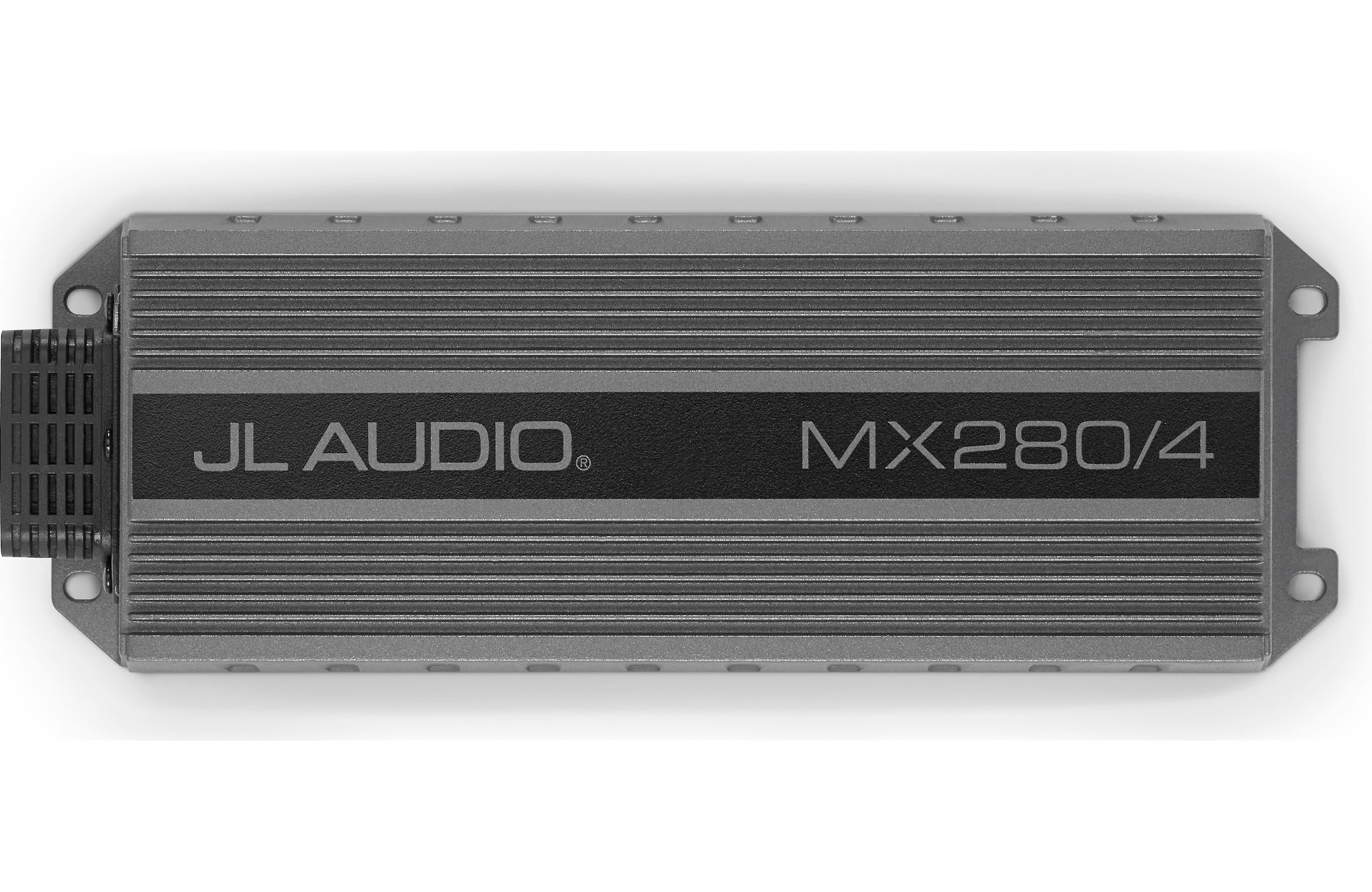 JL Audio MX280/4 Amp + M3-650X-S-GW-I 6.5" Marine Speakers Bundle