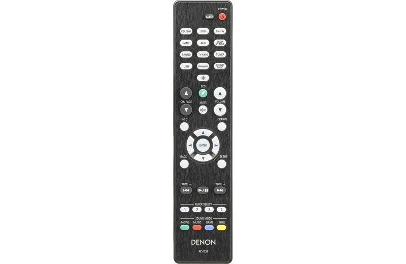 Denon AVR-S650H Home Theater Audio Video Receiver - Black