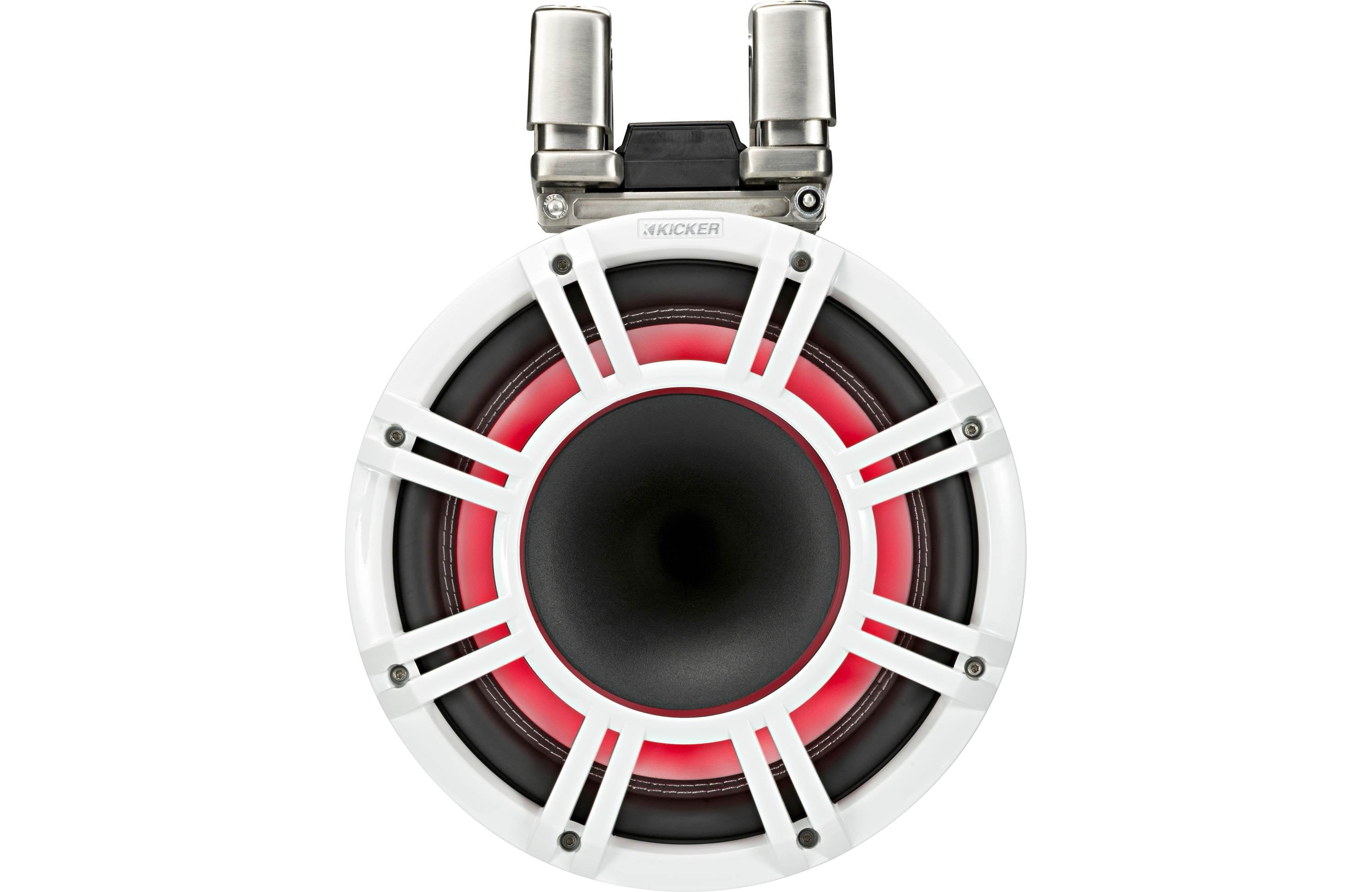 Kicker 44KMTC114W 1 Pair + 45KM654L 1 Pair + 48KMA6006 Amp + FREE 41KMLC Remote Marine Bundle