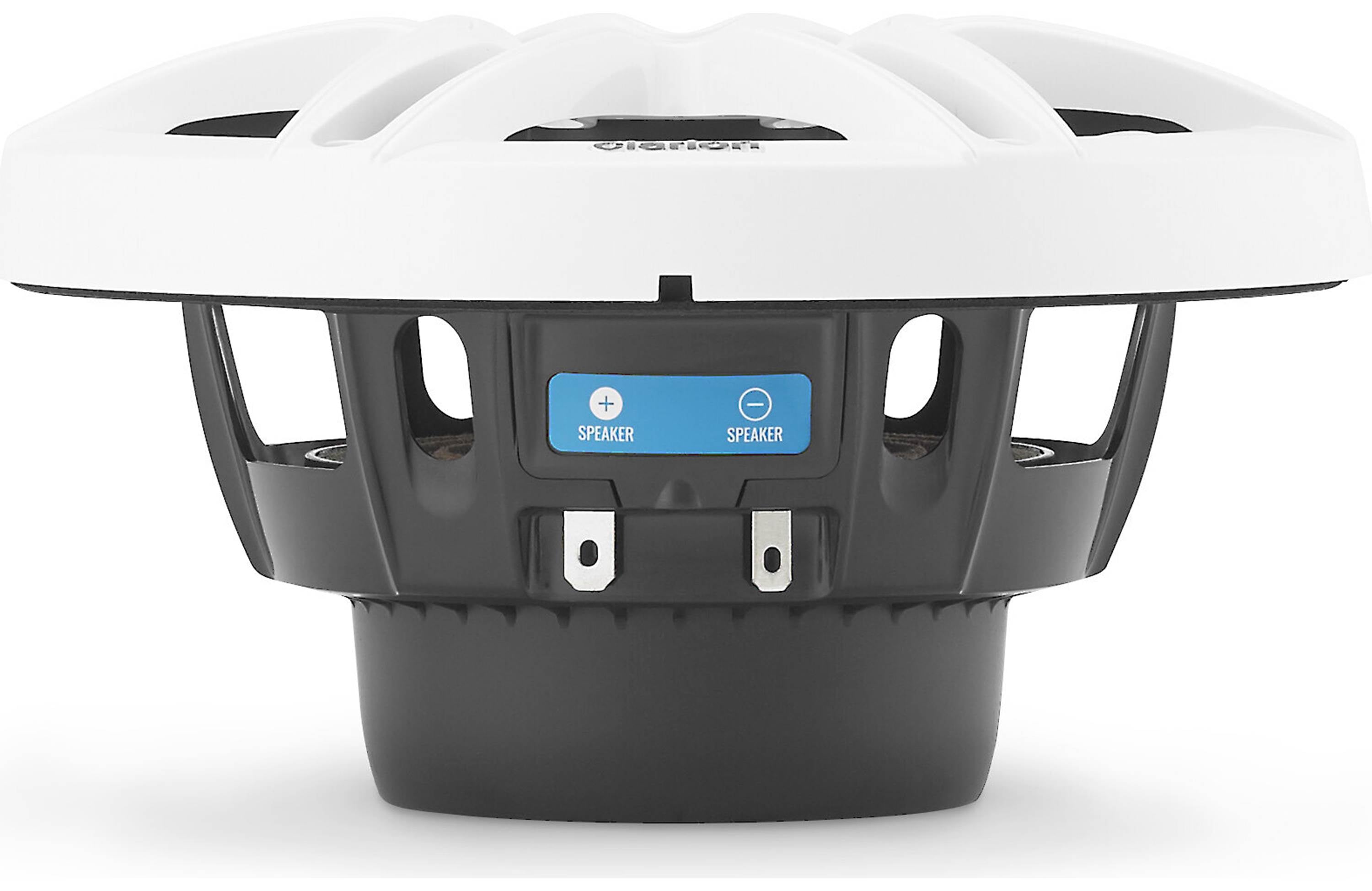 Clarion CMS-651-SWB x2 Pairs Speakers + M608 1-DIN Receiver Marine Bundle