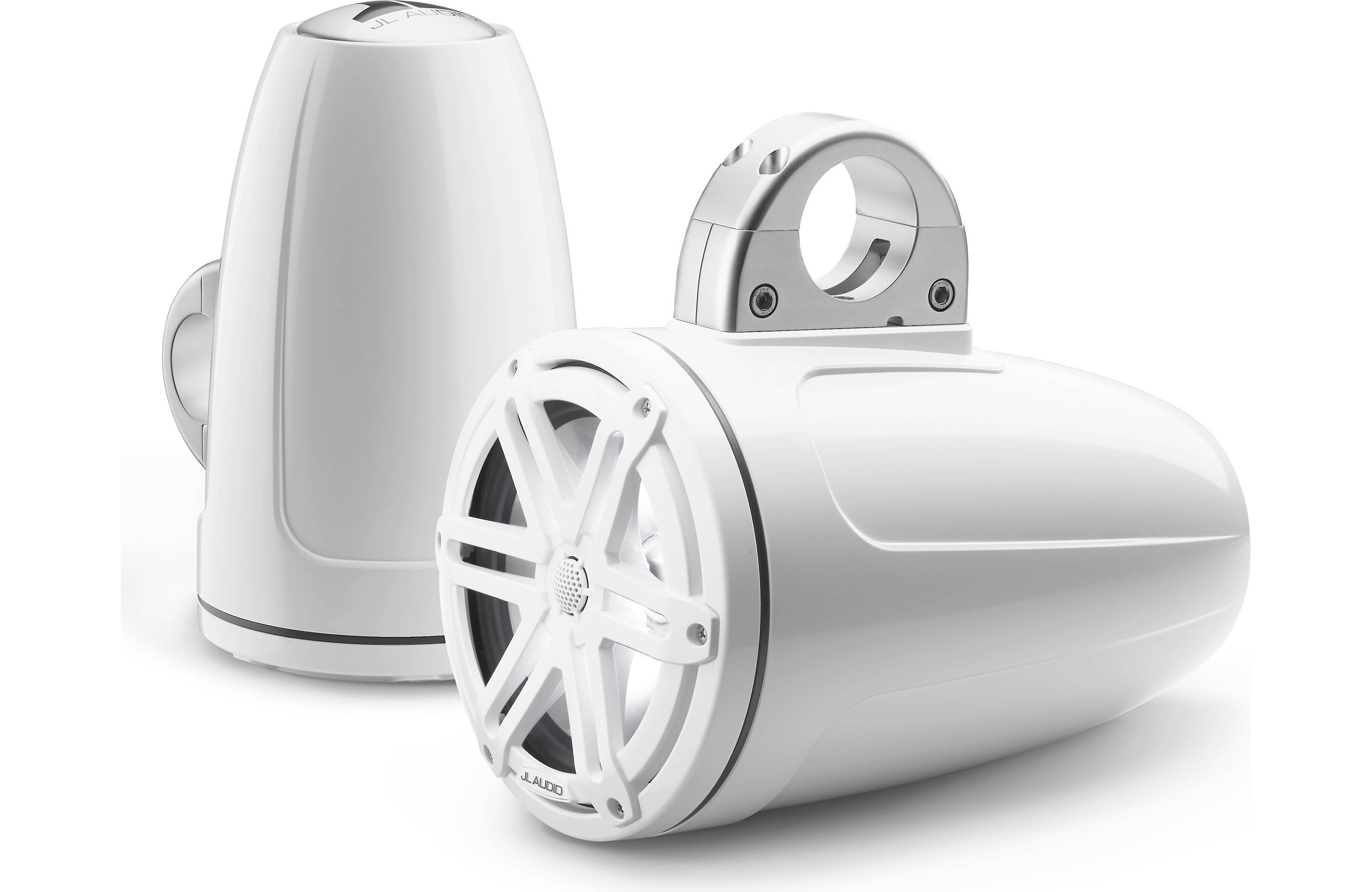 JL Audio M3-770ETXv3-Gw-S-Gw-i M3 Series 7.7" wakeboard tower speakers with LED lights