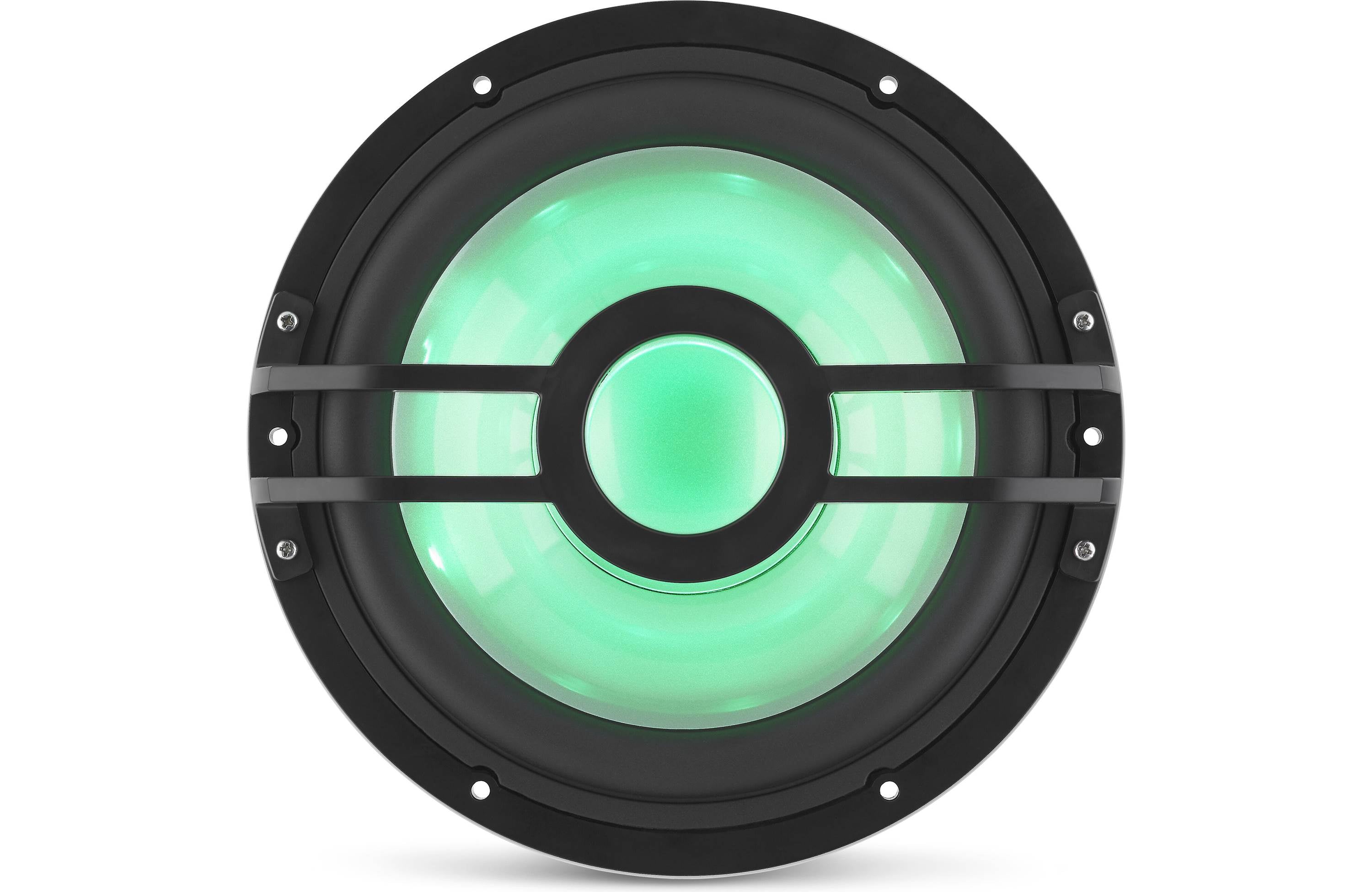 Clarion CMSP-101RGB 10-inch 4-Ohm Infinite Baffle Marine Subwoofer with RGB Lighting