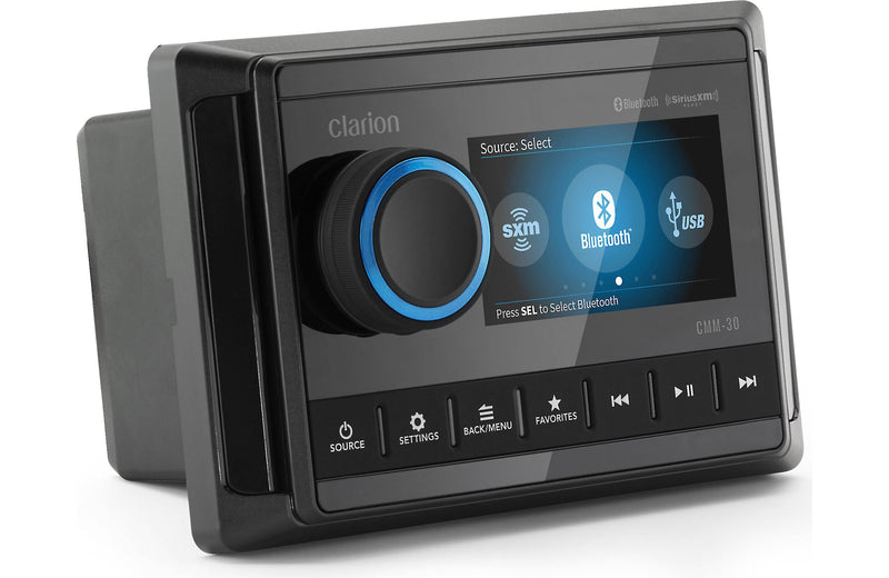 Clarion CMM-30 Marine Digital Media Receiver w/ LCD Display