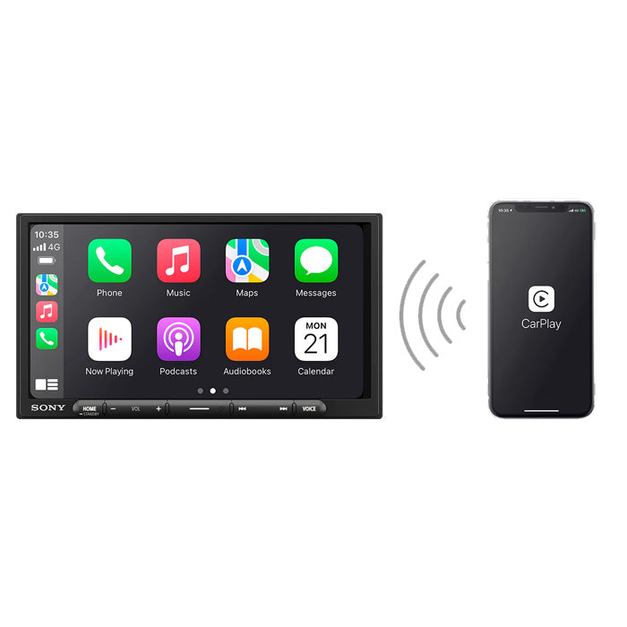 Sony XAV-AX4000 6.5" Digital Multimedia Receiver, Wireless Apple Carplay and Android Auto