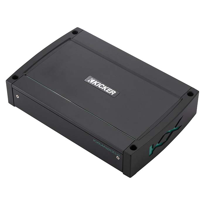 Kicker 48KXMA12002 Class D 2-Channel Marine Amplifier 300 Watts x 2