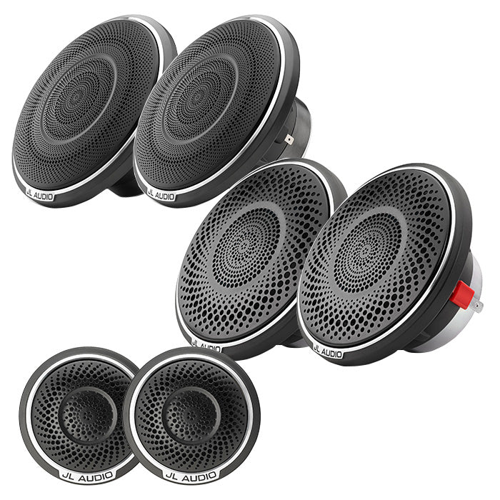 JL Audio C7 3-Way Kit C7-650CW 1 Pair + C7-100CT 1 Pair + C7-350CM 1 Pair Bundle