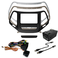 iDat-aLink KIT-CHK1     CHK1 Dash Kit, USB box and T-harness for 2014 and up Jeep Cherokee - Freeman's Car Stereo