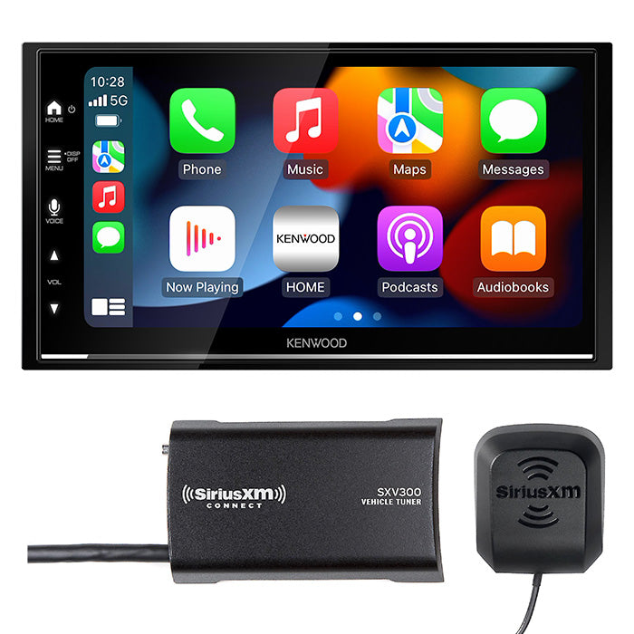Kenwood DMX7709S 2-DIN Headunit + SXV300v1 SiriusXM Tuner Bundle