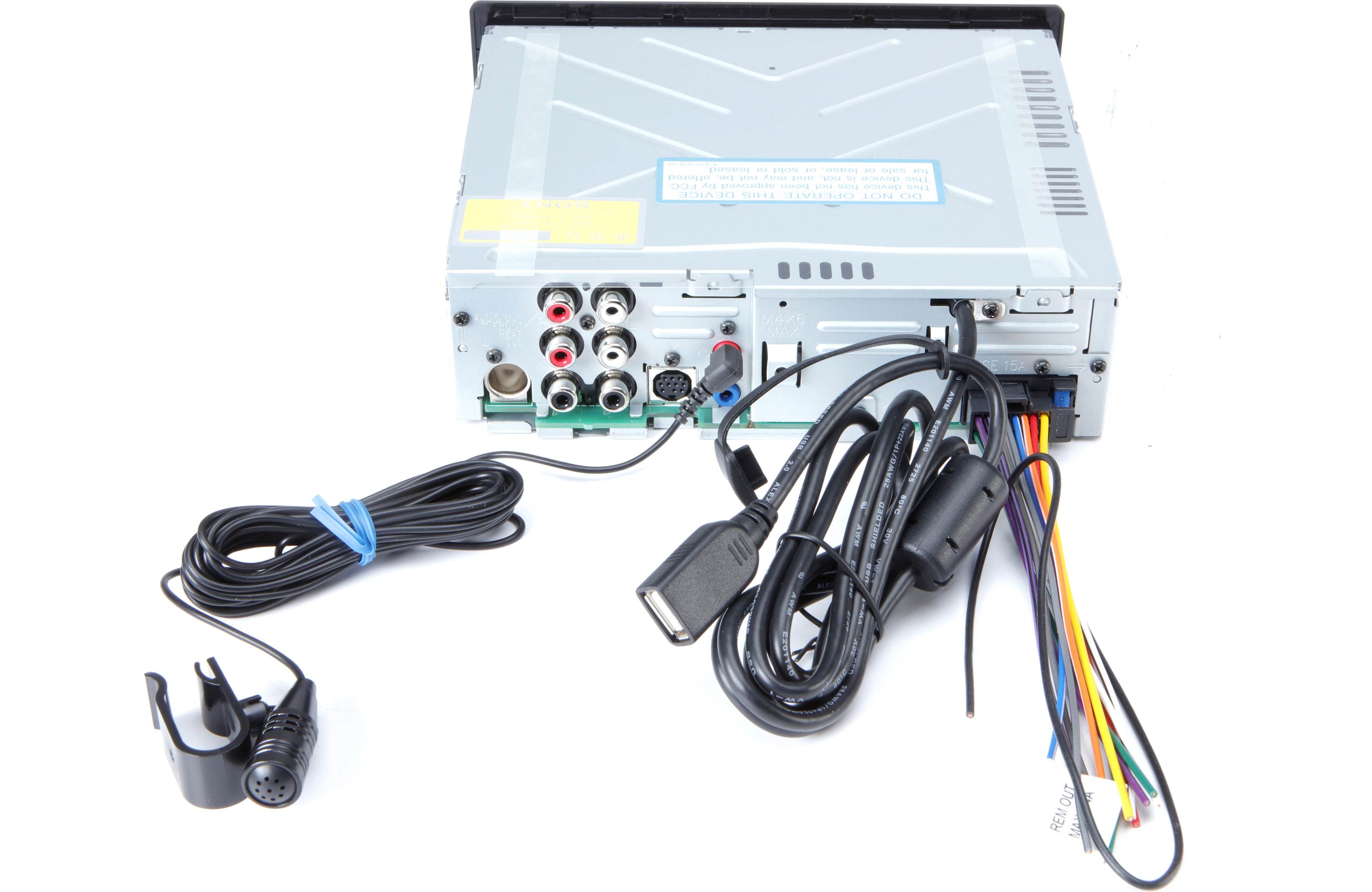 Sony DSX-M80 Radio + Scosche HD9813BN Dash Kit for Harley Davidson