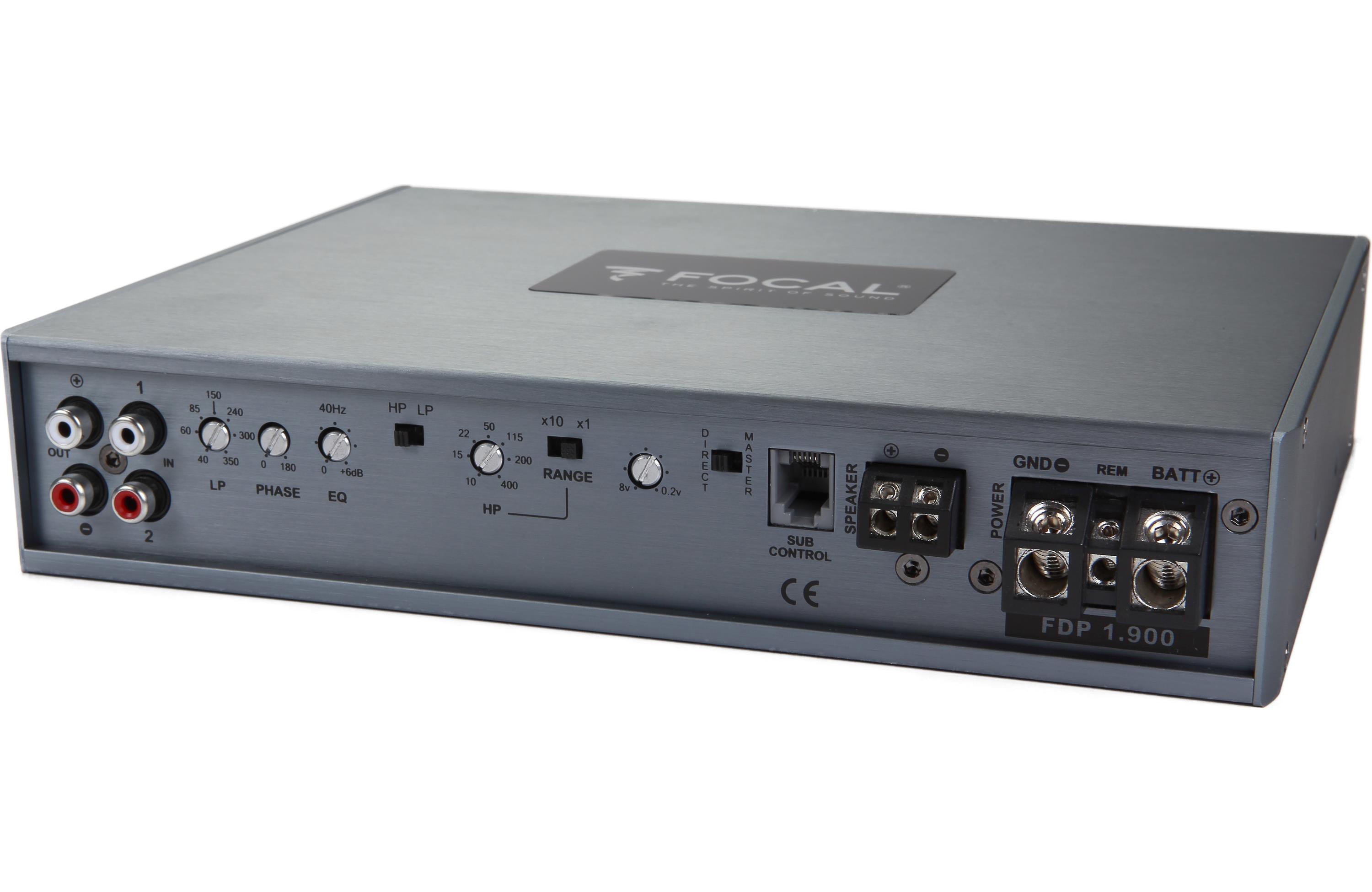 Focal FDP1.900 Mono Amplifier — 850 watts RMS x 1 at 2 ohms