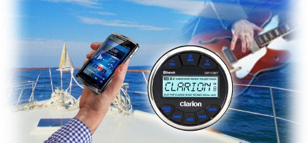 Clarion GR10BT Marine USB / MP3 / WMA Receiver With Built-In Bluetooth
