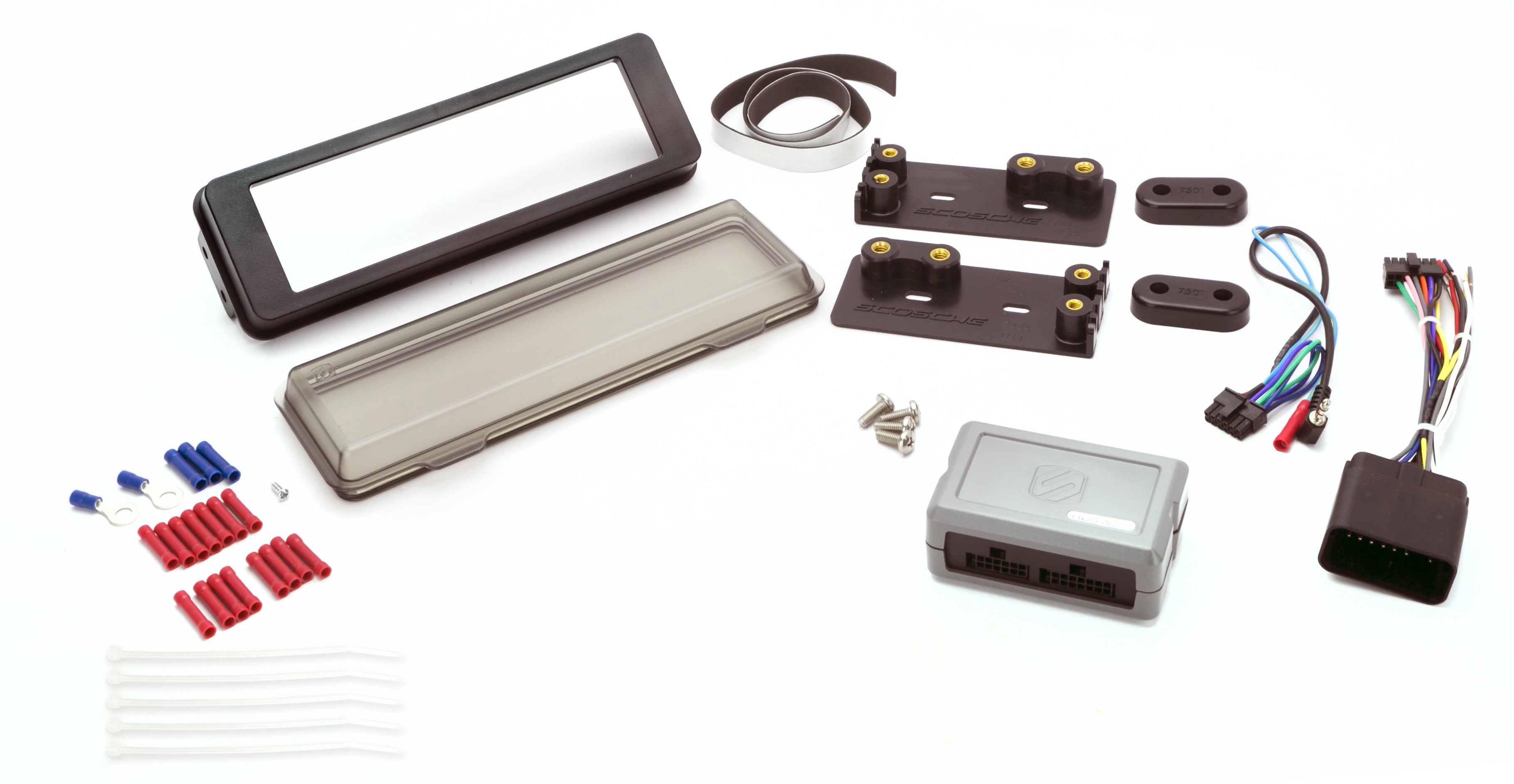 Scosche HD9813BN Single DIN ISO Dash Kit for Harley-Davidson Touring