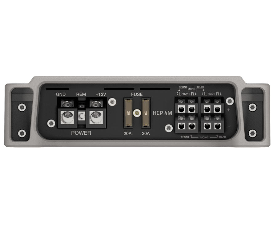 Hertz HCP4M Marine 4 Channel Amplifier 95 WRMS X 4 at 2Ω