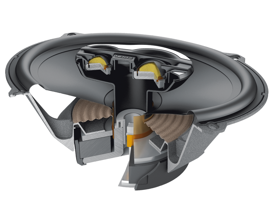 Hertz MPX 690.3 PRO 6"x 9" 3-Way Coaxial Speakers