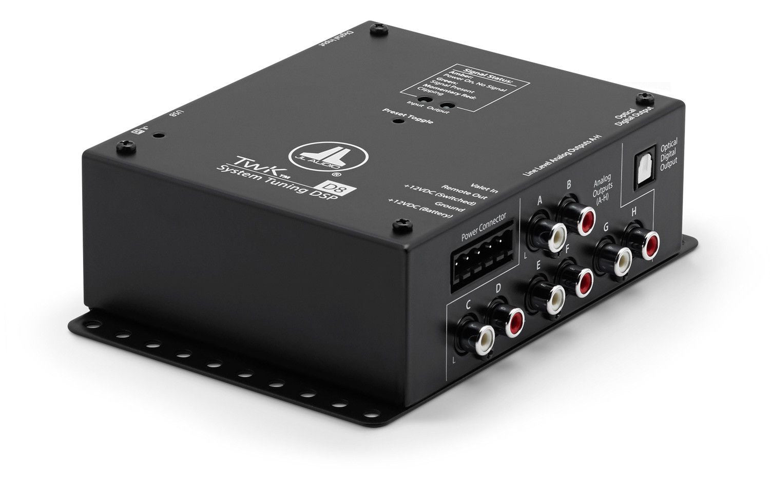 【本物新品保証】 System TwK-D8 Audio JL Tuning RCA w/ Outputs 8 Input Digital DSP DTM・DAW