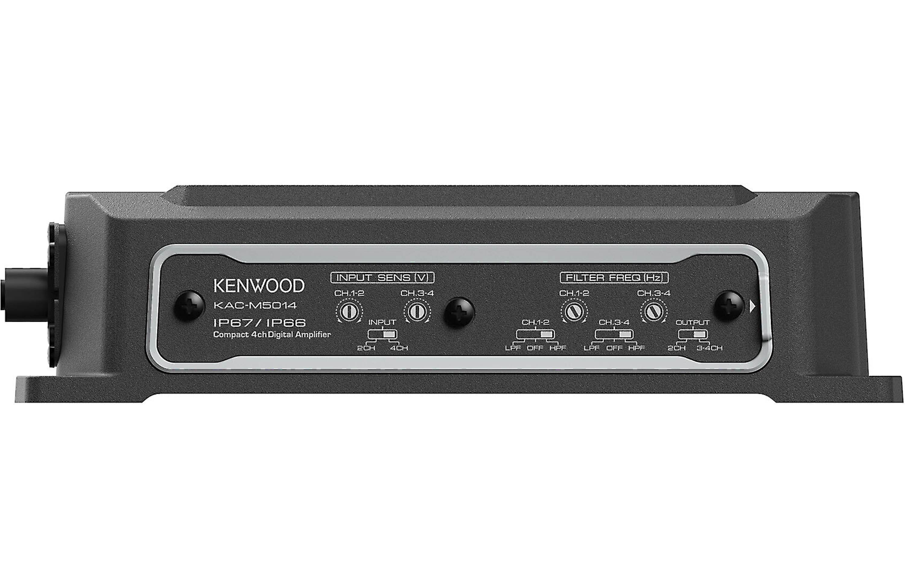 Kenwood KAC-M5014 Compact 4-Channel Powersport Marine Amplifier