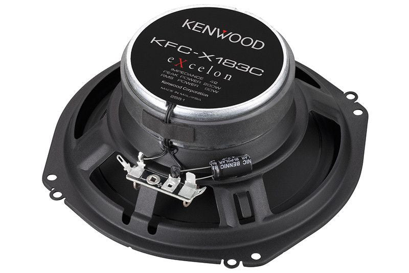 KENWOOD eXcelon KFC-X183C - 7" Oversized Cutom Fit Speaker - Freeman's Car Stereo