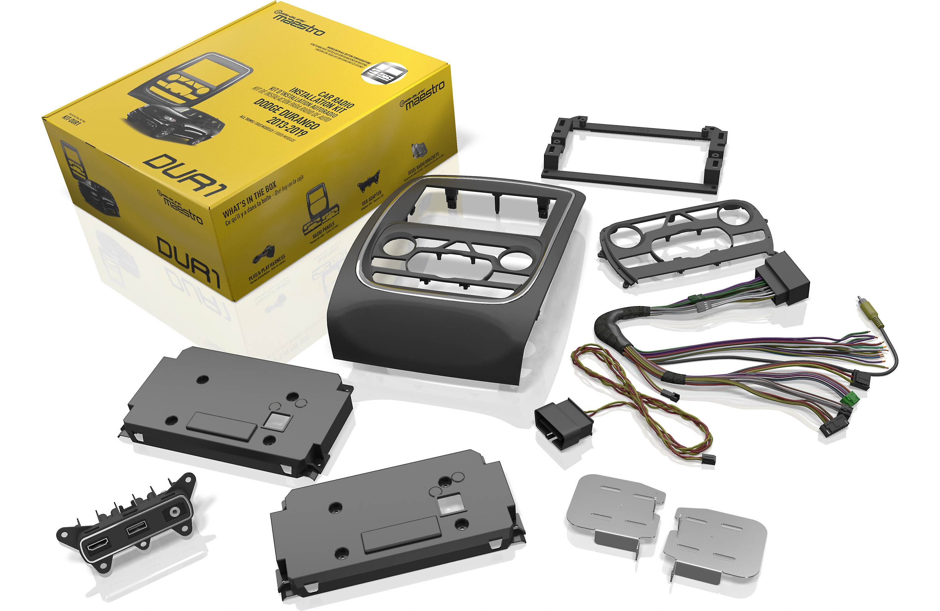 iDatalink KIT-DUR1 Dash and Wiring Kit for select 2014-2020 Dodge Durango Models
