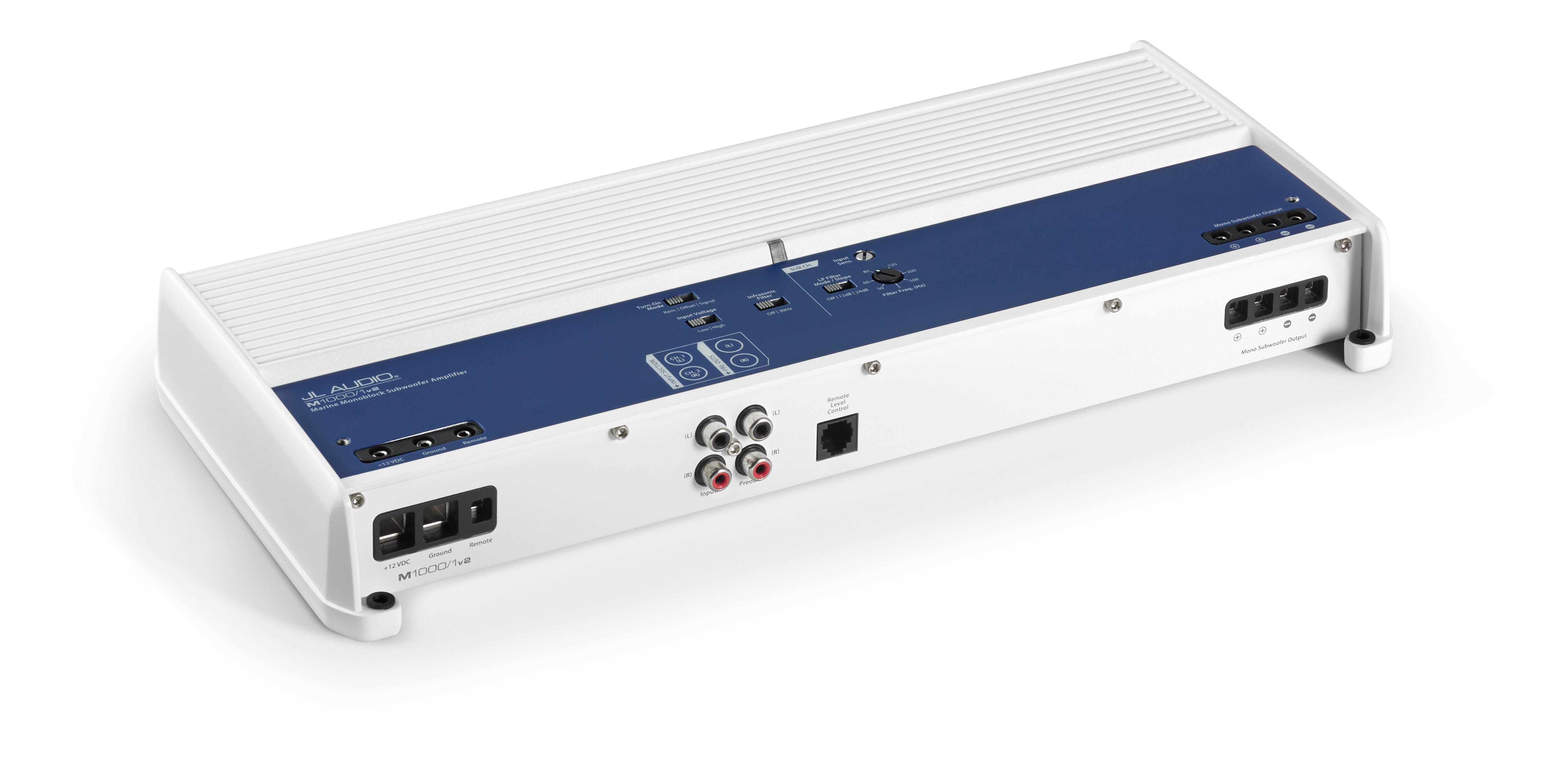 JL Audio M1000/1v2: Monoblock Class D Marine Subwoofer Amplifier