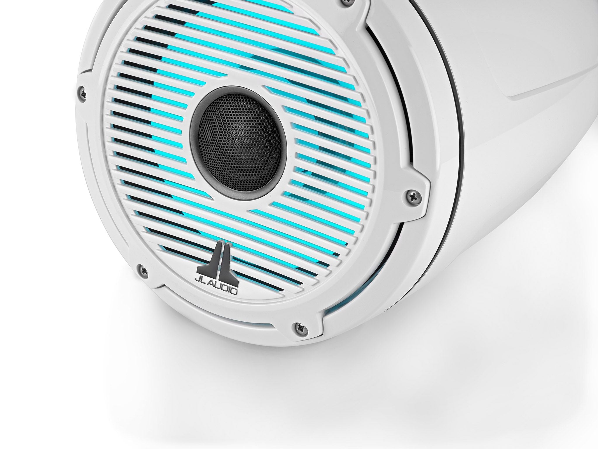 JL Audio M6-880ETXv3-Gw-C-GwGw-I White Wakeboard Tower Speakers