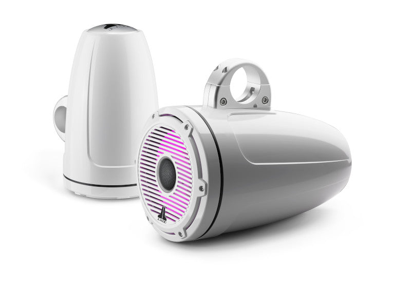 JL Audio M6-880ETXv3-Gw-C-GwGw-I White Wakeboard Tower Speakers