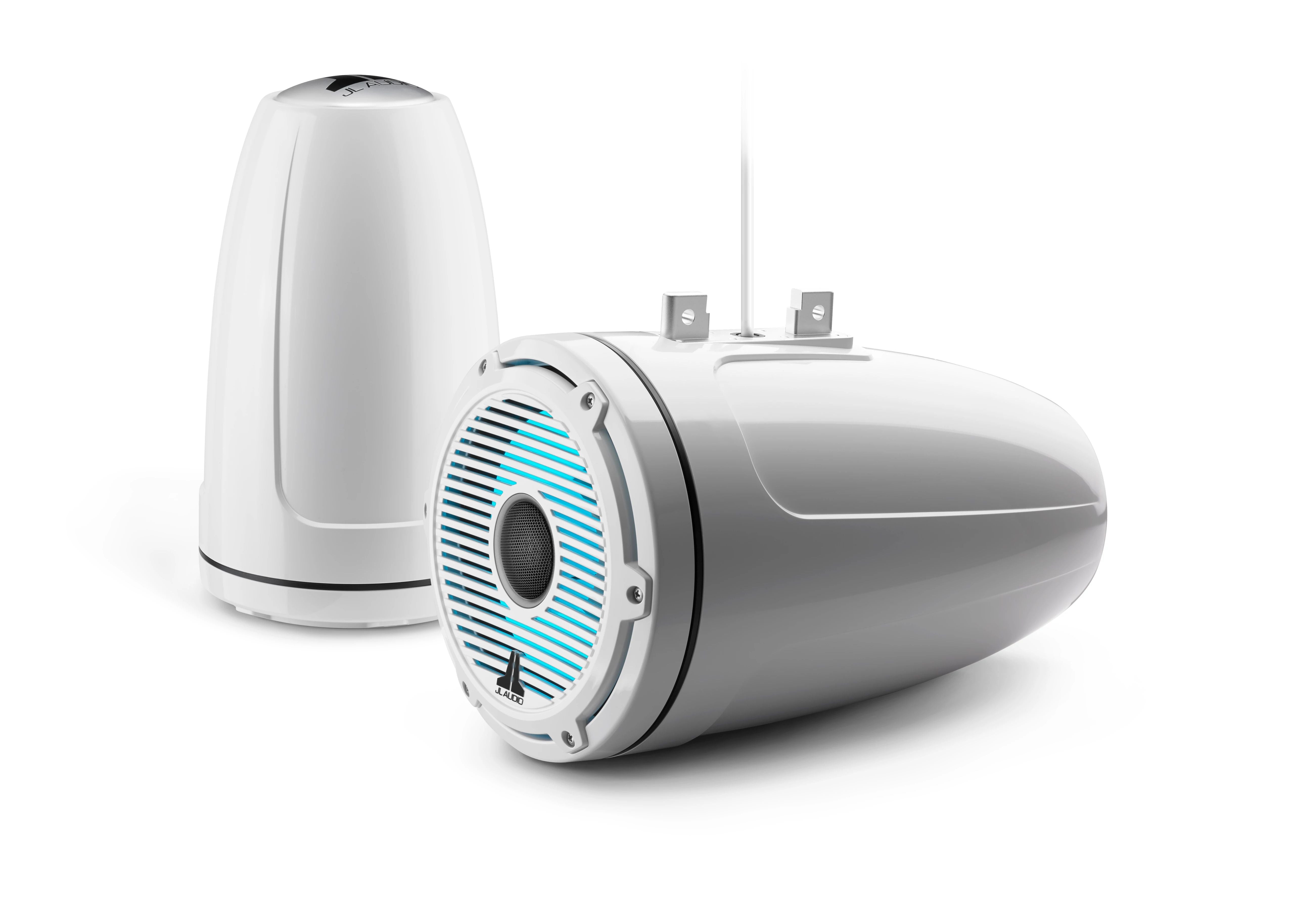 JL Audio M6-880ETXv3-Gw-C-GwGw-I White Wakeboard Tower Speakers