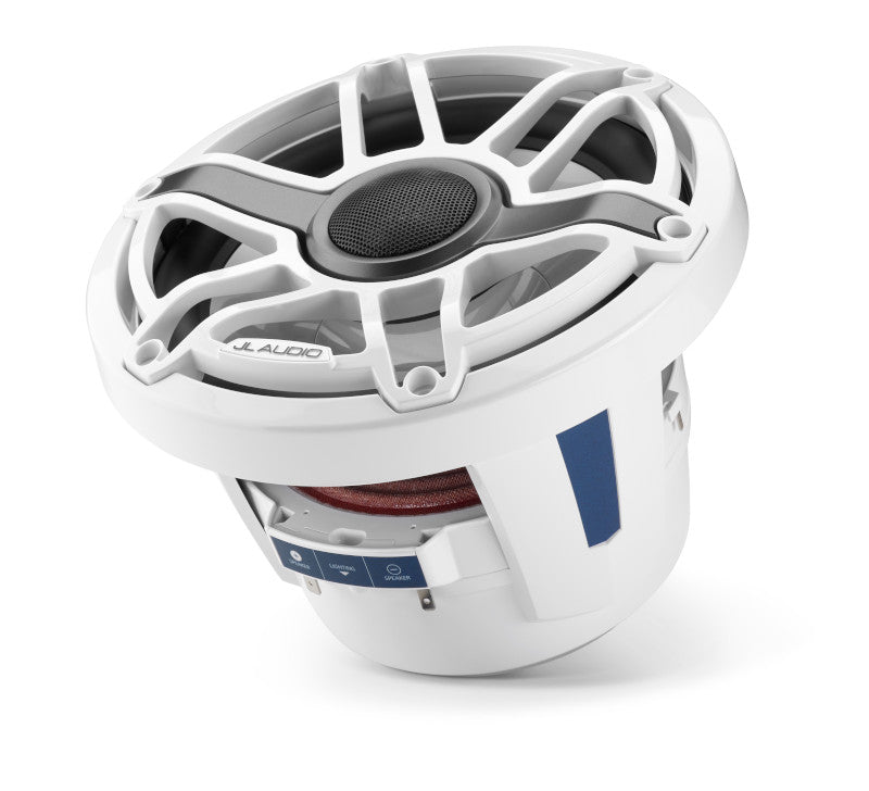 JL Audio M6-880X-S-GWGW 8.8" Marine Coaxial Speakers, Gloss White