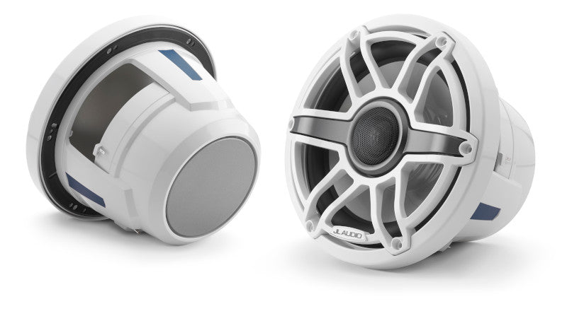 JL Audio M6-880X-S-GWGW 8.8" Marine Coaxial Speakers, Gloss White