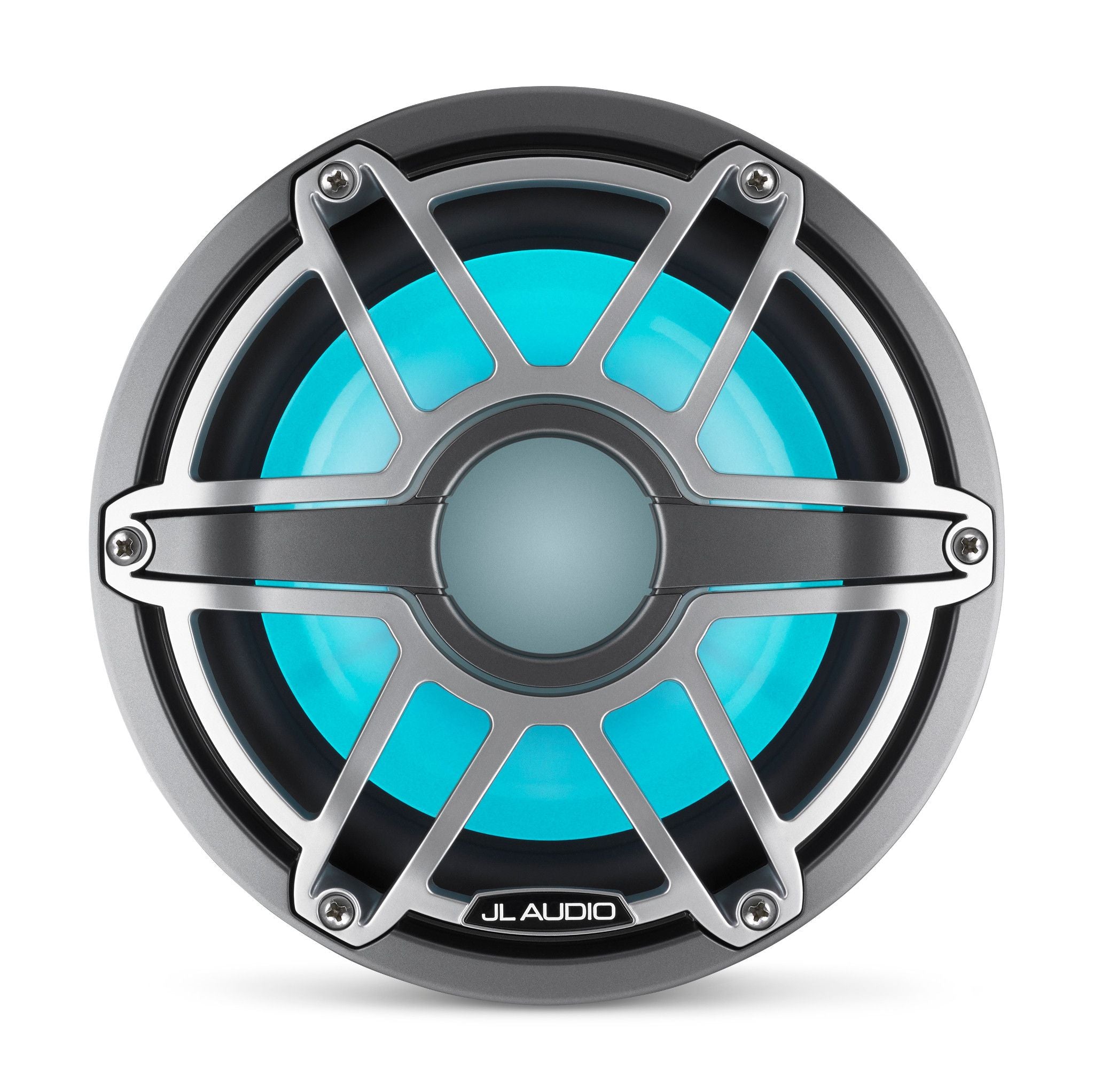 JL Audio M6-8IB-S-GmTi-i-4 8" Marine Subwoofer Driver (200W, 4 ohm) w/ RGB Lighting