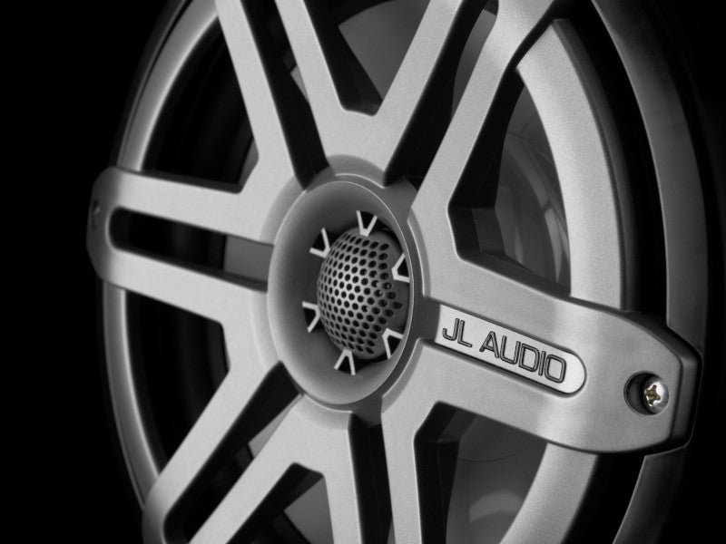 JL Audio M880-CCX-SG-TB/MCS-88CCX5-4-TB 8.8" Marine Speakers - Black w/ Titanium, Sport Grille