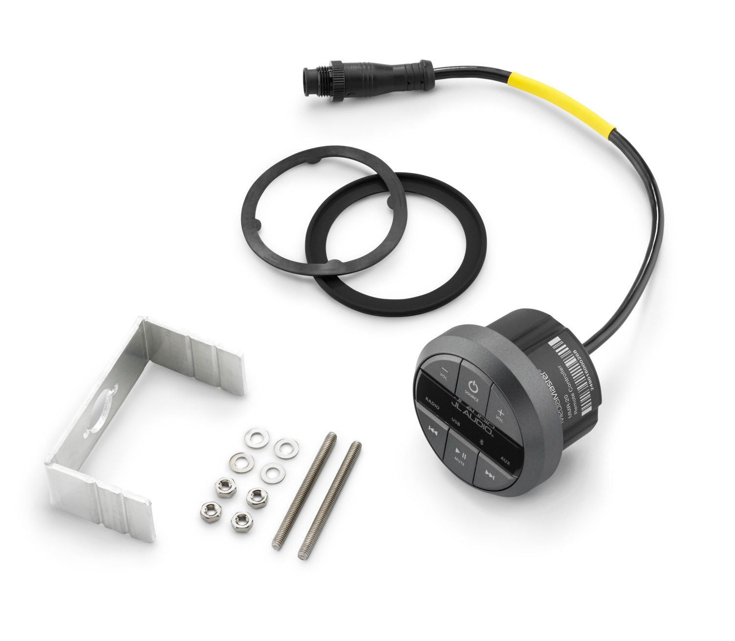 JL AUDIO MMR-20 - Round, wired, non-display remote controller for use with MediaMaster® - Freeman's Car Stereo