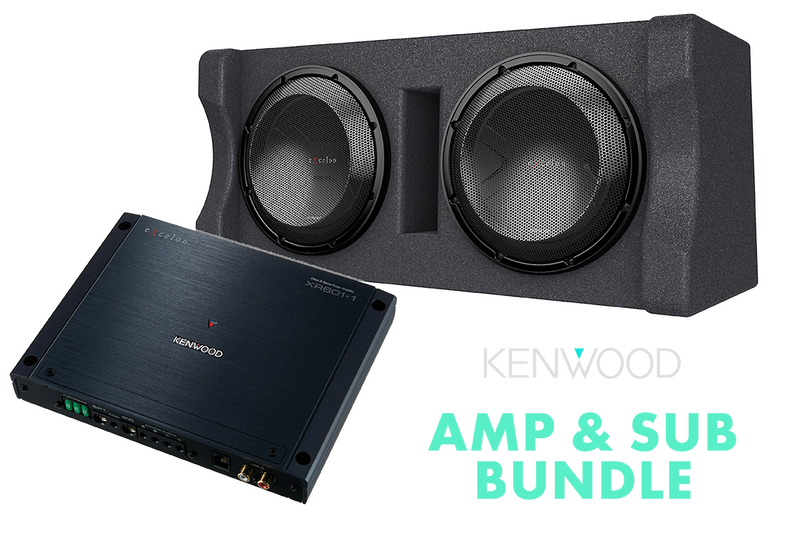 Kenwood eXcelon P-XW1221D + XR601-1 Amp & Sub Bundle