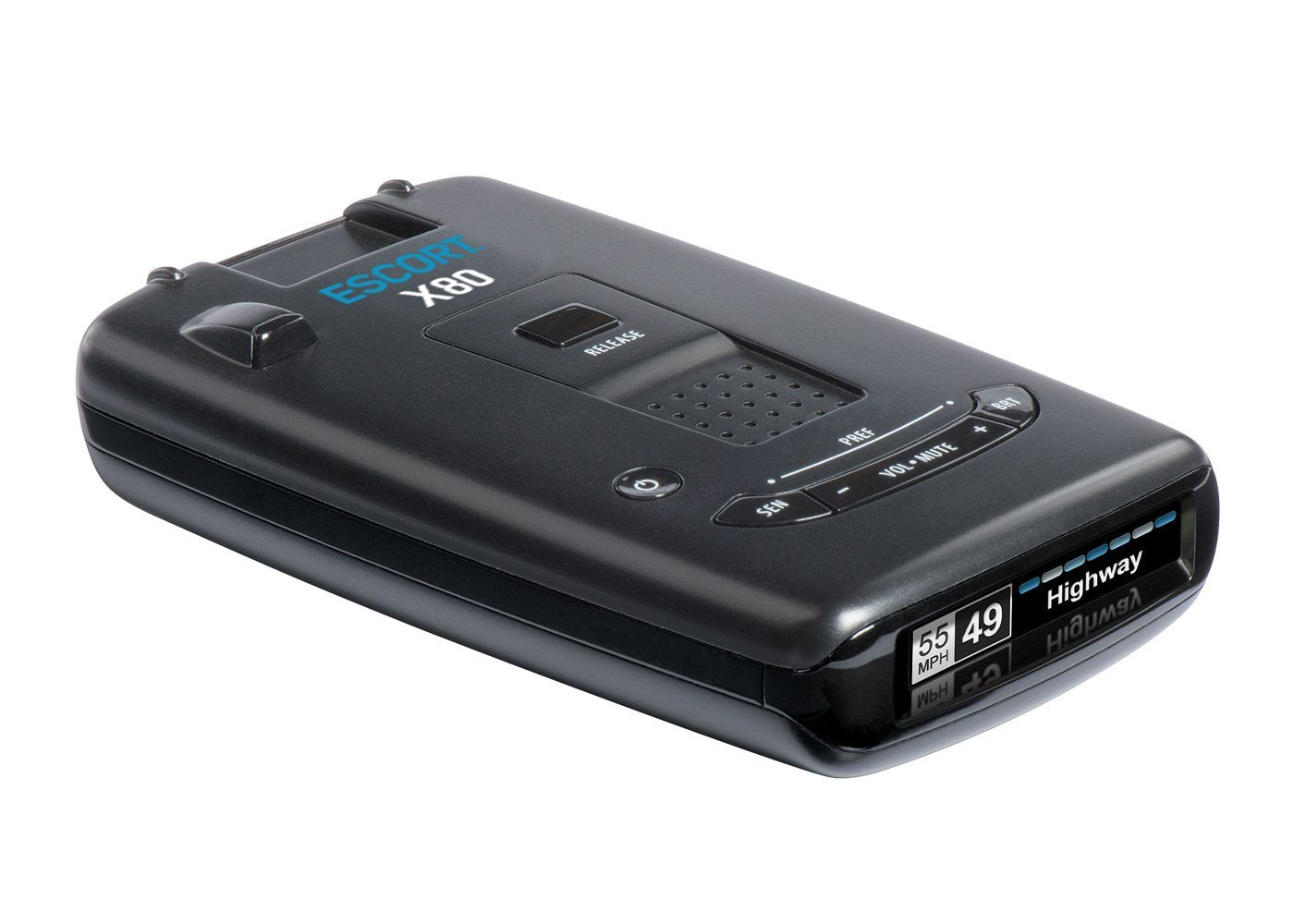 Escort X80, Long Radar Radar/Laser Detection, Multi Color OLED Display, Voice Alerts, Bluetooth and Escort Live Ready - Freeman's Car Stereo