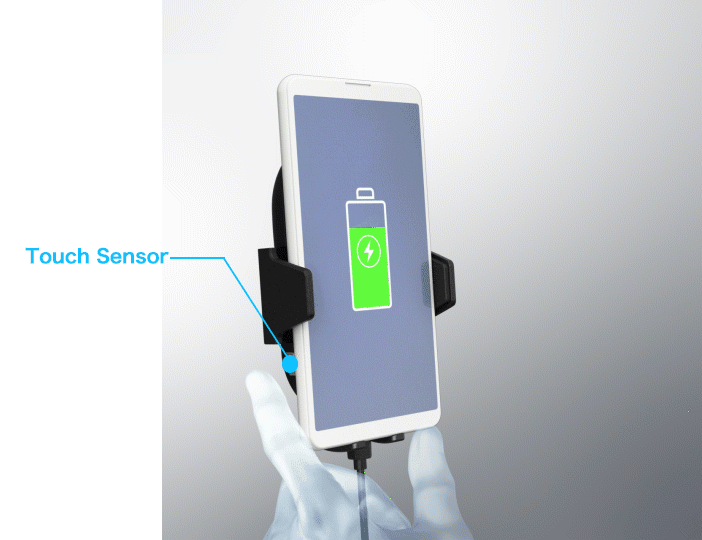 Kenwood CAX-HL10QI Motorized Qi Wireless Charging Car Mount
