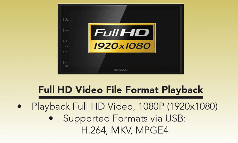 Kenwood DMX125BT 6.8" Digital Multimedia Receiver - Freeman's Car Stereo