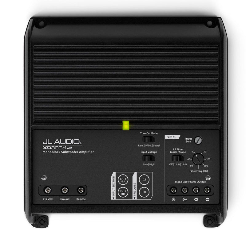 JL Audio XD300/1v2 - Monoblock Class D Subwoofer Amplifier - Freeman's Car Stereo