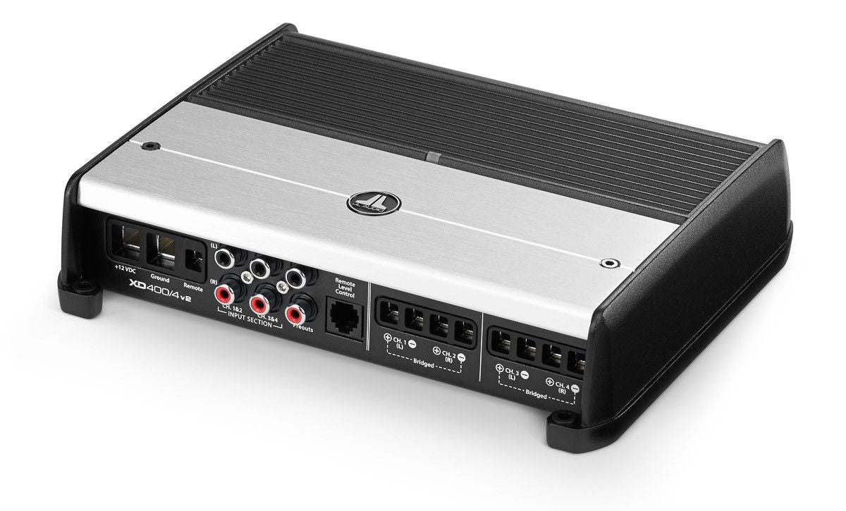 JL Audio XD400/4v2 - 4-Channel Class D Full-Range Amplifier