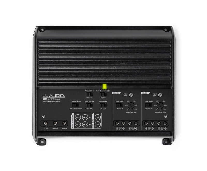 JL Audio XD400/4v2 - 4-Channel Class D Full-Range Amplifier - Freeman's Car Stereo