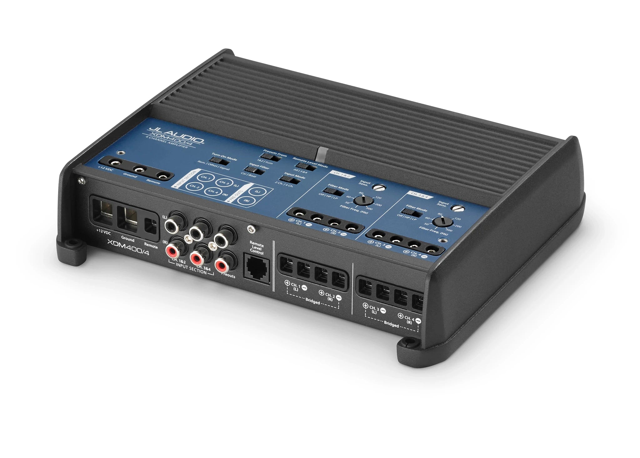 JL Audio XDM400/4 4 Channel Class D, Full-Range Car/Marine Amplifier, 400 W