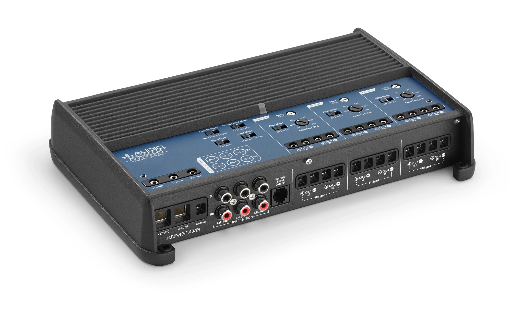 JL Audio XDM600/6 6-Channel Car and Marine Class D Amplifier, 600 W