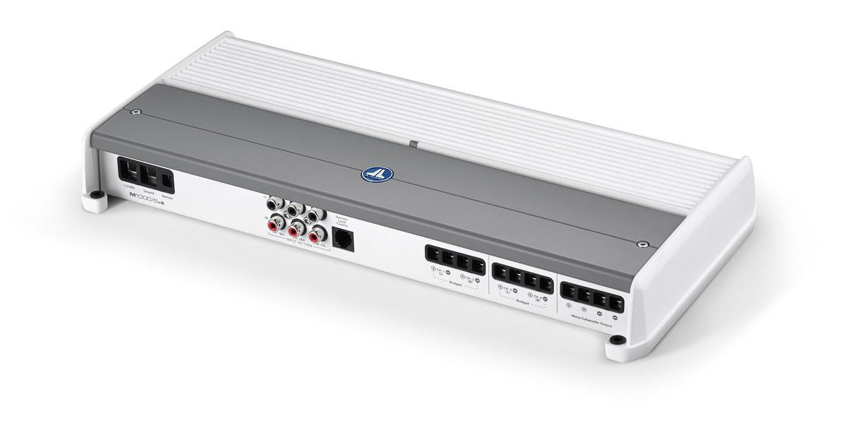 JL Audio M1000/5v2: 5 Ch. Class D Marine System Amplifier, 1000 W - Freeman's Car Stereo