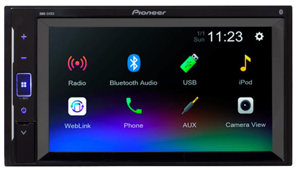 Pioneer DMH-241EX 6.2" WVGA Resistive Clear Type Touch Car Stereo