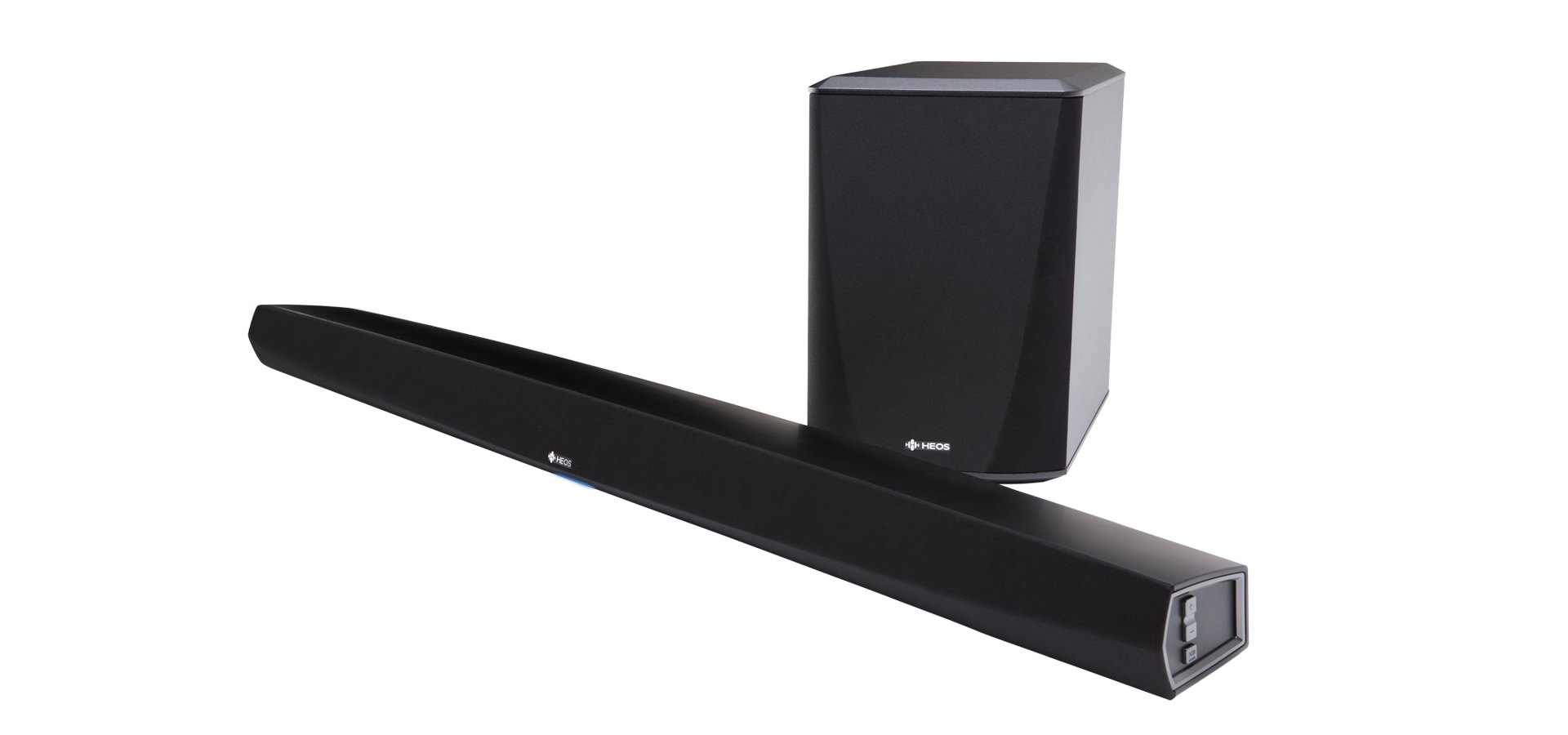 DENON HEOS HomeCinema HS2 Powered 2.1-channel sound bar with wireless  subwoofer, Wi-Fi®, and Bluetooth®