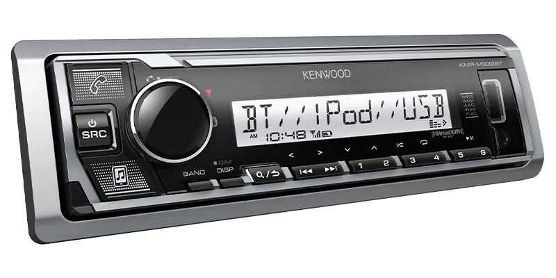 Kenwood KMR-M332BT 1-DIN Marine Digital Media Receiver