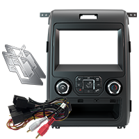 iDat-aLink KIT-F150 K150 Dash Kit and T-harness for 2013-2014 Ford F150 Trucks with 4.3 inch scre - Freeman's Car Stereo