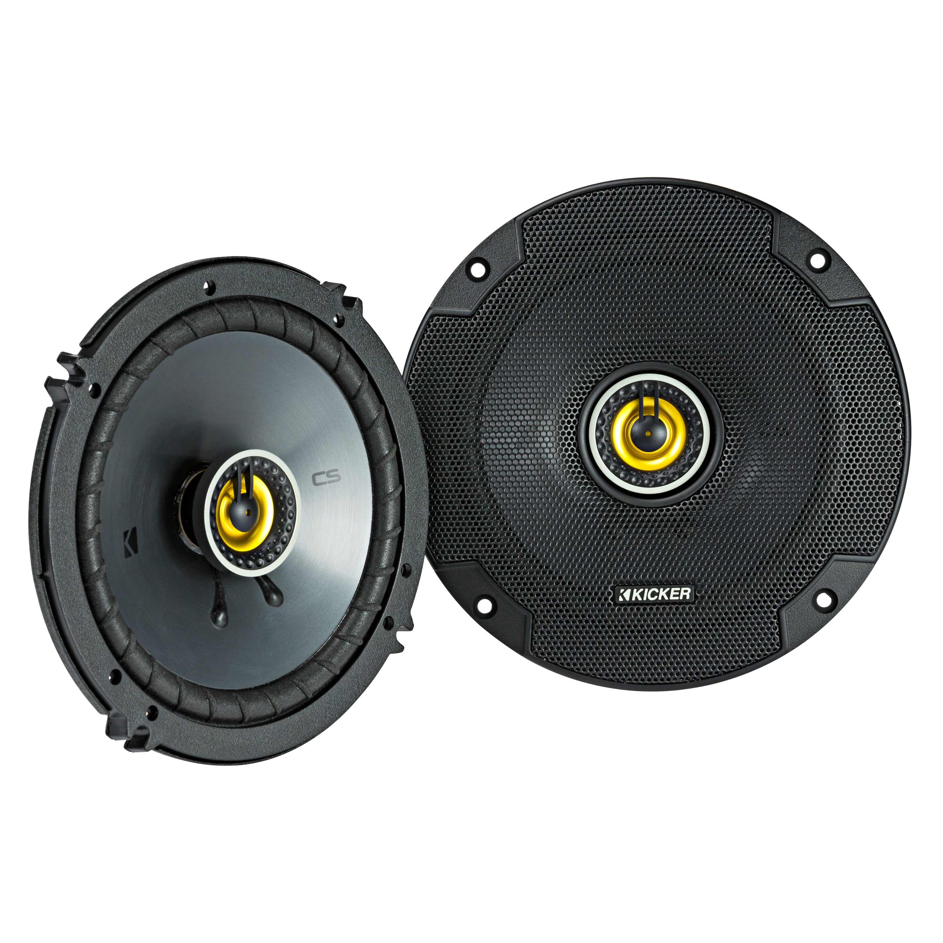 Kicker CSC65 6.5-Inch (160mm) Coaxial Speakers 4-Ohm (Pair)