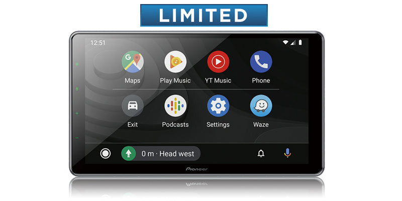 Pioneer DMH-WT8600NEX 1-DIN Multimedia Receiver w/ 10.1" HD Capacitive Touch Floating Display