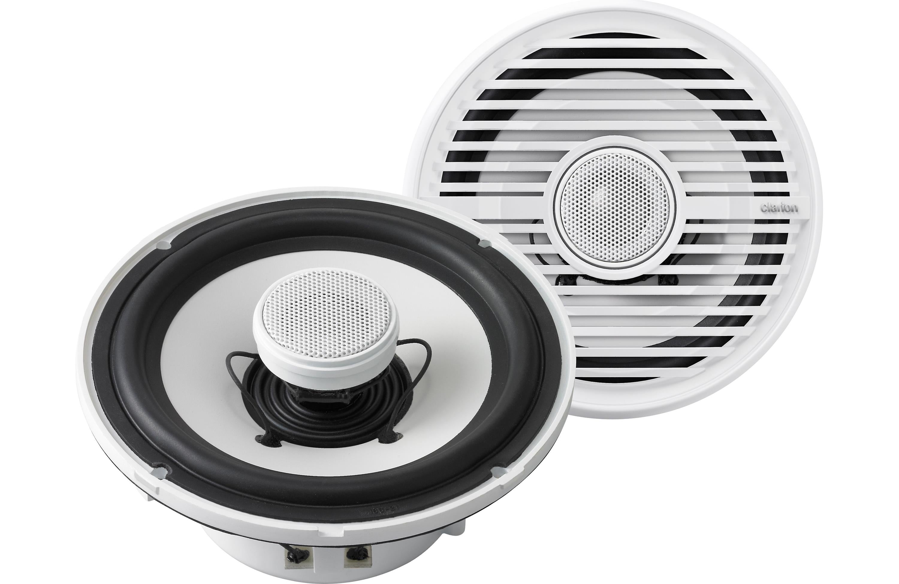 Clarion CMG1622R Marine Speaker - White Classic Grille - Pair